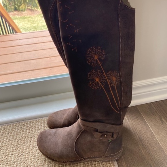 EL NATURALISTA over-the-knee leather boots Angkor N976 US 6-6.5 dark brown - Picture 5 of 16